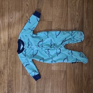 A button down pajama onesie